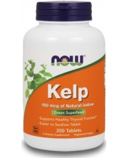 Kelp, 150 mcg, 200 таблетки, Now -1