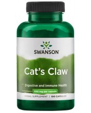 Cat's Claw, 500 mg, 100 капсули, Swanson -1