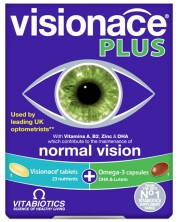 Visionace Plus, 28 таблетки + 28 капсули, Vitabiotics -1