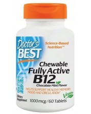 Fully Active B12, 1000 mcg, 60 таблетки, Doctor's Best