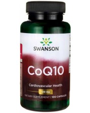 CoQ10, 120 mg, 100 капсули, Swanson -1