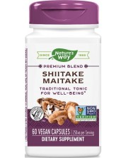 Shiitake Maitake, 250 mg, 60 капсули, Nature's Way -1