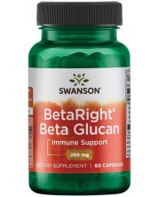 BetaRight Beta Glucans, 250 mg, 60 капсули, Swanson