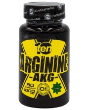 10/ten Arginine, 1000 mg, 30 капсули, Cvetita Herbal -1