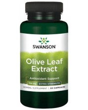 Olive Leaf Extract, 750 mg, 60 капсули, Swanson