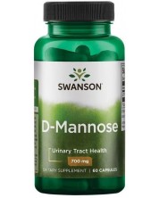 D-Mannose, 700 mg, 60 капсули, Swanson -1