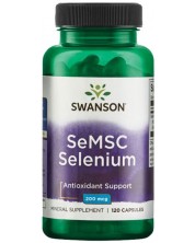 SeMSC Selenium, 200 mcg, 120 капсули, Swanson