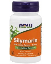 Silymarin, 150 mg, 60 растителни капсули, Now