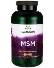 MSM, 1000 mg, 240 капсули, Swanson