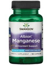 Albion Manganese, 10 mg, 180 капсули, Swanson