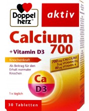 Doppelherz Aktiv Calcium 700 + Vitamin D3, 30 таблетки -1