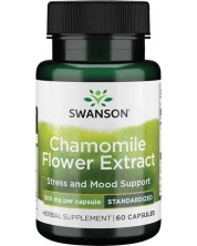 Chamomile Flower Extract, 500 mg, 60 капсули, Swanson -1
