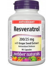Resveratrol, 90 капсули, Webber Naturals -1