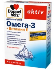 Doppelherz Aktiv Омега-3 + Витамин Е, 60 капсули