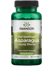 Full Spectrum Asparagus, 400 mg, 60 капсули, Swanson