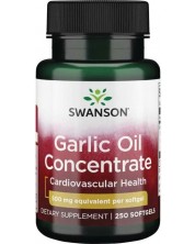 Garlic Oil, 500 mg, 250 меки капсули, Swanson