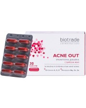 Biotrade Acne Out Хранителна добавка, 30 капсули