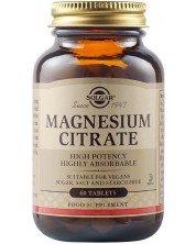 Magnesium Citrate, 200 mg, 60 таблетки, Solgar -1