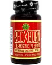Red X Burn, 400 mg, 80 капсули, Cvetita Herbal
