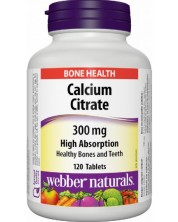 Calcium Citrate, 300 mg, 120 таблетки, Webber Naturals