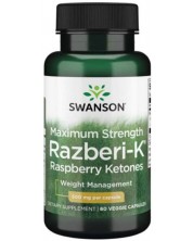Razberi-K Raspberry Ketones, 500 mg, 60 капсули, Swanson -1