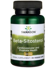 Beta-Sitosterol, 320 mg, 30 капсули, Swanson -1