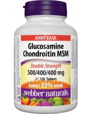 Glucosamine Chondroitin MSM, 120 таблетки, Webber Naturals -1