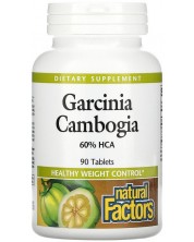 Garcinia Cambogia, 90 таблетки, Natural Factors -1