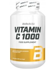 Vitamin C, 1000 mg, 250 таблетки, BioTech USA -1