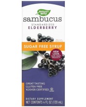 Sambucus sugar free Сироп, 120 ml, Nature's Way -1