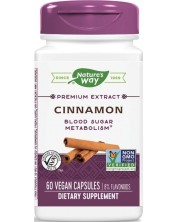 Cinnamon, 500 mg, 60 капсули, Nature's Way -1