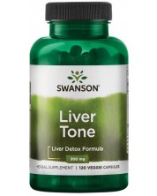 Liver Tone, 300 mg, 120 растителни капсули, Swanson -1