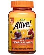 Alive Adult Premium Gummies, 90 таблетки, Nature's Way -1