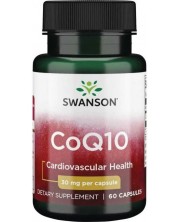 CoQ10, 30 mg, 60 капсули, Swanson