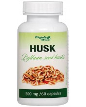 Husk Psyllium seed husks, 500 mg, 60 капсули, Phyto Wave -1