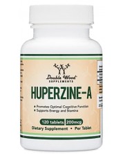 Huperzine-A, 200 mcg, 120 таблетки, Double Wood