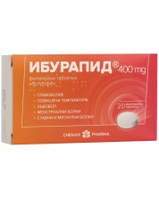 Ибурапид, 400 mg, 20 филмирани таблетки, Chemax Pharma