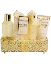 IDC Institute Подаръчен комплект Scented Bath Gold, 5 части -1