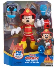 Игрален комплект Just Play Disney Junior - Мики Маус пожарникар, а аксесоари -1