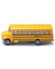 Метална количка Siku Super - Училищен автобус, 10 cm -1
