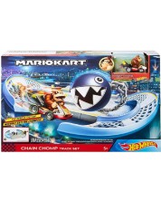 Игрален комплект Mattel Hot Wheels - Супер Марио Chain Chomp Track Set