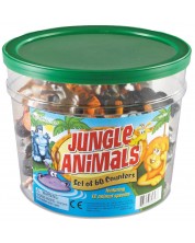 Игрален комплект Learning Resources - Животни от джунглата, 60 броя -1