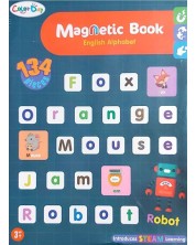Детска магнитна книга-азбука Raya Toys - 134 части -1