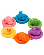 Играчки за баня Vital Baby - Цветни животни -1