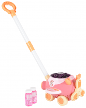 Играчка за сапунени балони Moni Toys - Самолет, Pink Flyer -1
