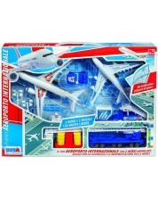Игрален комплект RS Toys - Летище с писта и аксесоари