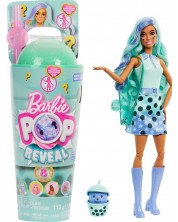Игрален комплект Barbie Pop Reveal - Green tea, с 8 изненади -1