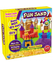 Игрален комплект Fun Sand - Кинетичен пясък, замъци -1