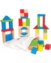 Игрален комплект HaPe International - Дървени кубчета, 50 броя