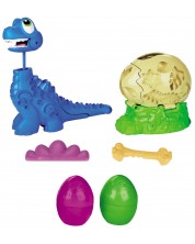 Игрален комплект Hasbro Play-Doh - Бебе бронтозавър с растящ врат -1